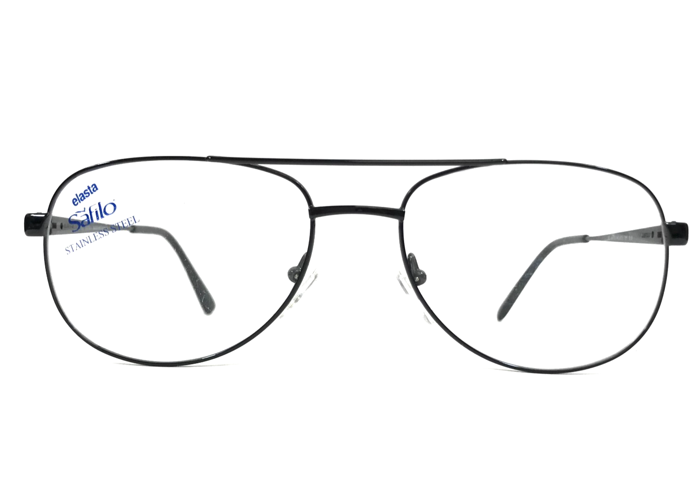 Elasta by Safilo Eyeglasses Frames 7115 9LW Gunmetal Ruthenium Wire 58-1... - $74.24