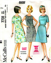 Vintage 1960's Misses' DRESS McCall's Pattern 7731-m Size 10 - £9.59 GBP