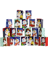 Iconikal Printed Christmas Design Gift Bags, Small, 20-Count - £11.91 GBP