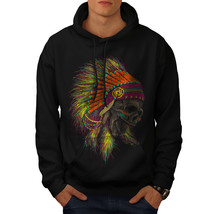 American Indian Skull Sweatshirt Hoody  Men Hoodie - £16.77 GBP