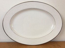 Vtg Noritake Ivory China Sorrento 7565 Floral Small Oval Serving Platter 11.5&quot; - £99.60 GBP