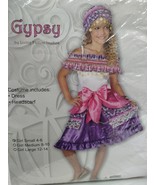 Cute Girls Colorful Gypsy Costume Size 4-6 Fortune Teller Clairvoyant Hi... - $23.54 CAD