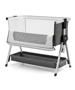 Portable Baby Bedside Crib Adjustable Infant Travel Sleeper Bassinet Dar... - £212.35 GBP