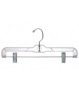 Only Hangers 12&quot;  Clear Plastic Pant/Skirt Hanger (pack of 100) - $1,097.18 MXN