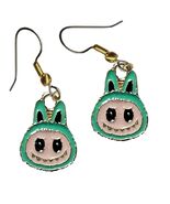 Creepy Cute FUFU MONSTER BUNNY Funky EARRINGS Fang Smile Charm Novelty J... - €5,85 EUR