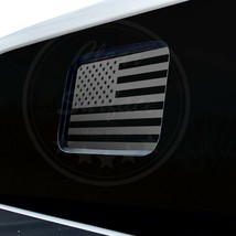 Fits 2020 2021 2022 Jeep Gladiator Back Window American Flag Decal Sticker - £13.57 GBP