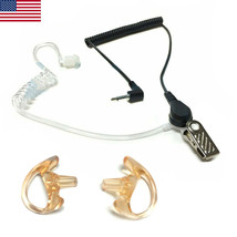 3.5mm Police Listen Only Acoustic Tube Earpiece 1 Pin Radio Headset Top ... - $20.89