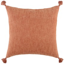Terracotta Solid Tonal Abstract Stripe Throw Pillow - £62.04 GBP