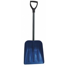 Westward 38Zf78 Snow Shovel, 25 In Steel D-Grip Handle, Poly Blade Mater... - £22.01 GBP