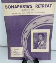 Music Sheet Bonaparte&#39;s Retreat Recorded by Kay Starr Pee Wee King 1949 - £4.65 GBP