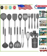Heat Resistant Kitchen Utensil Set, 15 Premium Silicone Tools for Easy C... - $886.04 MXN