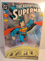 DC Comic Book The Adventures of Superman # 505 1993 Holo Foil Cover - $10.00