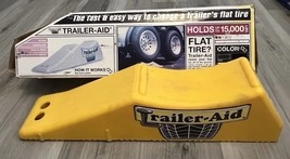 Camco Trailer-Aid RV Camper Wheel Lift Chock Jack 4.5&quot; Yellow FREE SHIPPING - $49.45