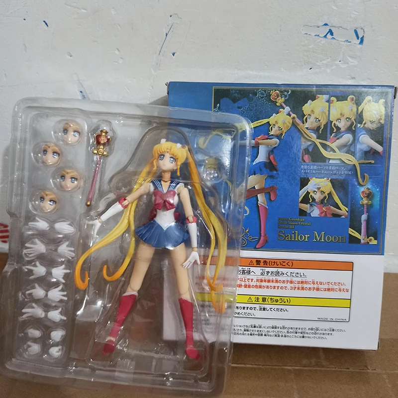 Anime Pretty Guardian Sailor Moon PVC Action Figure Model Toys Joint Movable - £20.23 GBP