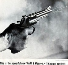 Smith And Wesson 41 Magnum Revolver 1964 Advertisement Firearms Guns DWEE13 - £27.51 GBP