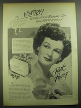 1946 Lux Soap Ad - Ruth Hussey - Wuxtry! Leading Lady in Broadway Hit - £14.81 GBP