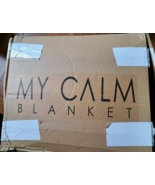 My Calm Weighted Blanket 748883 Grey 25lbs  48&quot;x72&quot; Pre-owned Plush Grey - $2,238.50 MXN
