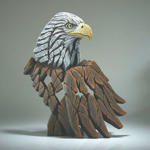 Bald Eagle by Edge Sculpture Bird Bust 14" High American Icon Stone Resin image 5