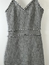Skies Are Blue Dress Mini Size Small Sweetheart Neckline Striped Bodycon Smocked - £15.13 GBP