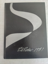 1987 El Rodeo USC Hard Cover Yearbook Vintage - £55.35 GBP