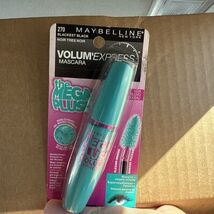Maybelline Volum' Express The Mega Plush Washable Mascara, Blackest Blac... - $9.89