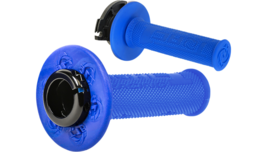 TORC1 Blue Defy Diamond Lock On Locking Grips For 7/8&quot; Bars 18-23 Yamaha YZ 65 - £25.09 GBP