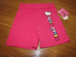 Girls Hello Kitty pink long Shorts 5 HK55258 youth summer spring new NWT^^ - £6.05 GBP