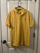 Polo Ralph Lauren Men&#39;s Polo Shirt Little Pony Classic Fit Size Medium Gold - $51.41