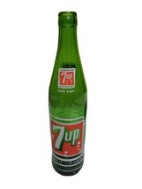 Rare Vintage Antique Soda Pop Glass Bottle Seven Up 7UP Green One Pint - £22.97 GBP