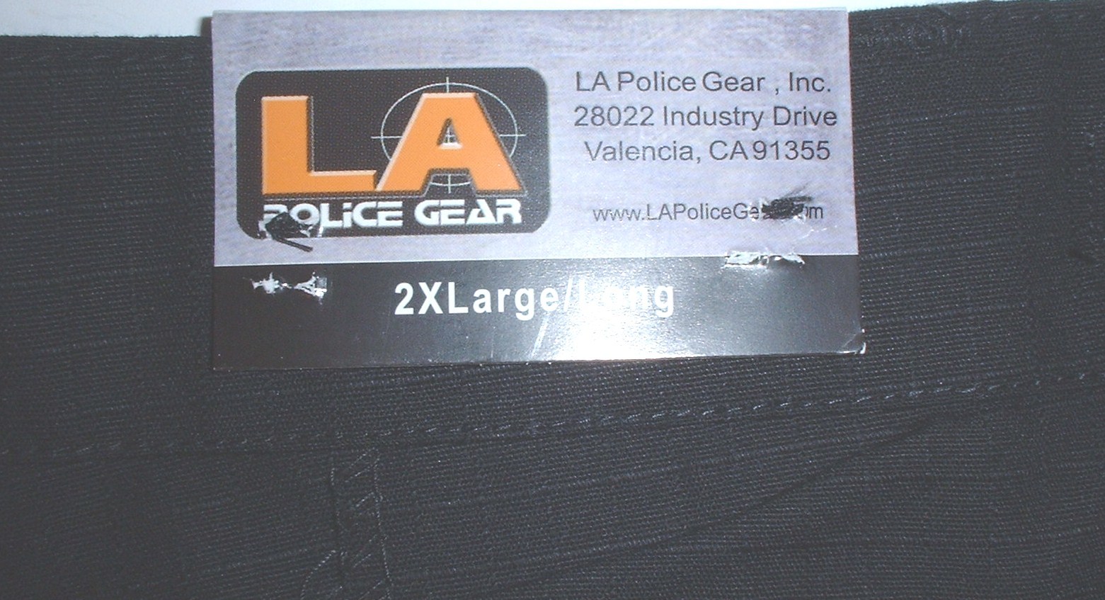 LA Police Gear BDU-style tactical trousers black poly-cotton XXLg-Long NWT - $65.00
