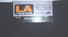 LA Police Gear BDU-style tactical trousers black poly-cotton XXLg-Long NWT - £51.13 GBP