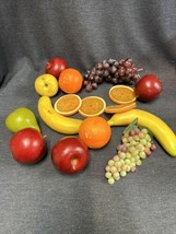 Fake Fruits Prop Food Realistic Table Home Décor 16 Pc Lot! Great!! VTG - £15.16 GBP