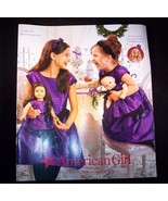 American Girl Catalog October 2012 Meet Caroline Holiday Purple Dresses - £11.72 GBP