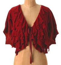$148 Anthropologie Winter Goodies Sweater Small / Medium 2 4 6 8 Red Woo... - $78.21