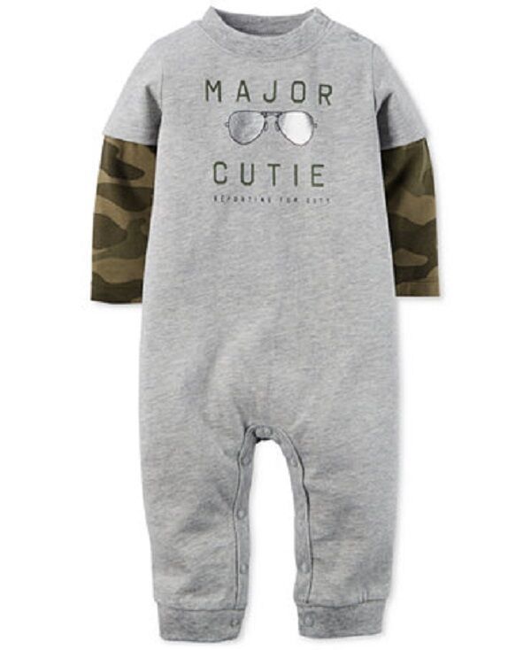 Primary image for Carter's Toddler Boys One Piece Jumper Major Cutie Sizes 18M or 24M NWT