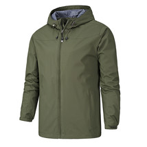 Autumn Men's Windbreaker Bomber Jacket Spring Casual Slim Fit Hooded Coat Outdoo - £69.88 GBP