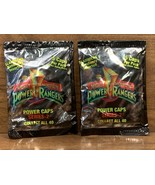 2 - Mighty Morphin Power Rangers Pogs series 2 Power Caps sealed pack mi... - $217.05 MXN