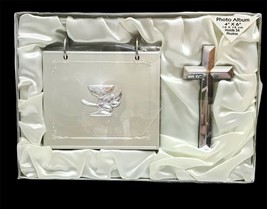 First Holy Communion Gift Set Photo Album and Cross Kami Collection Vintage 90s - £28.01 GBP