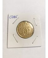 1926 Denmark 1 krone  Big coin Collectible - $51.54 MXN