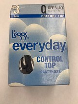 L&#39;eggs Women&#39;s Everyday Control Top Off Black - Queen  - $6.41