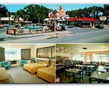 Palms Motor Inn Motel Pancake House St Augustine FL UNP Chrome Postcard O18 - $1.93