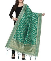 Jacquard Dupatta Silk Zari ethnic Indian Chunni Women/Girl Wedding/partywear PTQ - £21.19 GBP