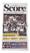 New England Patriots Super Bowl LIII The Boston Globe February 4, 2019 Newspaper - £7.74 GBP