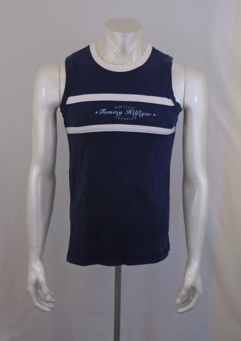 Primary image for  Tommy Hilfiger Nautical Classics  Medium  100% Cotton Muscle T Shirt   