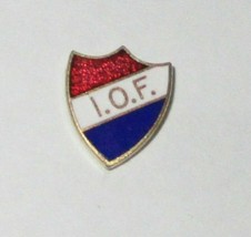 IOF Independent Order of Foresters Tiny Antique Discreet Lapel Pin 3/8th&quot; - $5.00