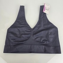 JUST MY SIZE womens Pure Comfort Plus Size Mj1263 Bra Charcoal 6X-Large US - $31.68