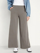 Old Navy PowerSoft Wide Leg Pants Womens S Tan High Rise Pull On NEW - £26.01 GBP