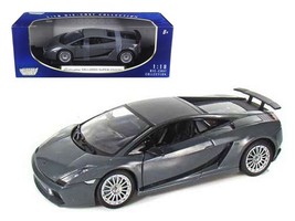 Lamborghini Gallardo Superleggera Grey 1/18 Diecast Model Car by Motormax - £51.56 GBP