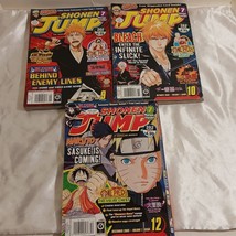 Set of 3 Shonen Jump Manga Magazines 2009 #9, #10 &amp; #12 (No Cards Included) - £23.22 GBP