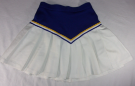 Cosplay Halloween White And Blue Cheer Cheerleader Skirt Size 4-14 - £17.71 GBP